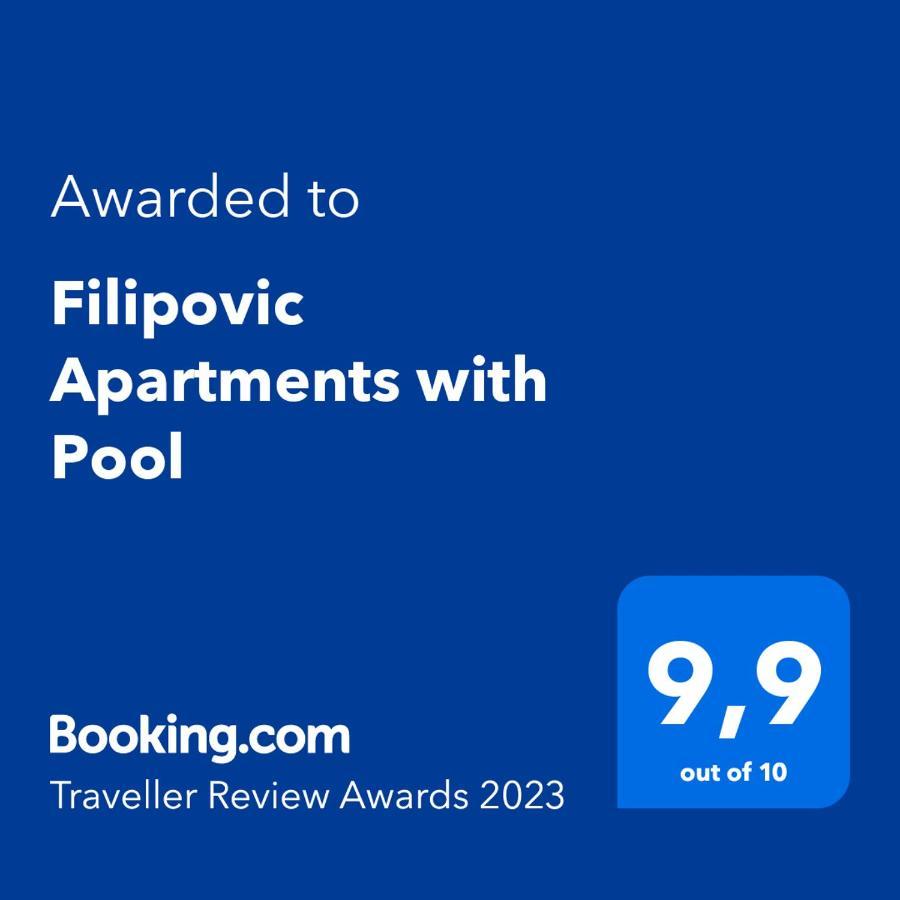 Filipovic Apartments With Pool Biograd na Moru Kültér fotó